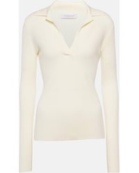 Gabriela Hearst - Cashmere And Silk Polo Sweater - Lyst