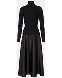 Jonathan Simkhai - Frances Knitted Satin Midi Dress - Lyst
