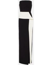 Roland Mouret - Strapless Crepe Gown - Lyst