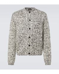 Prada - Cardigan De Lana Virgen - Lyst