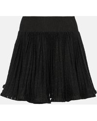 Alaïa - High-rise Miniskirt - Lyst