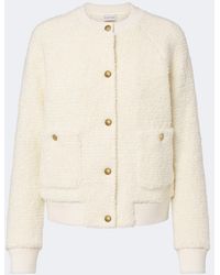 Moncler - Cardigan Aus Boucle - Lyst