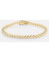 STONE AND STRAND - Noble 10kt Gold Bracelet With Diamonds - Lyst