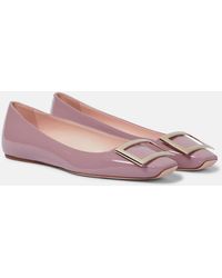 Roger Vivier - Ballerine Trompette in vernice - Lyst
