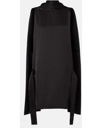 TOTEME - Cocoon Deconstructed Satin Minidress - Lyst