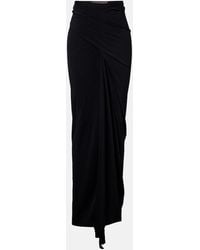 Rick Owens - Lilies Jersey Maxi Skirt - Lyst