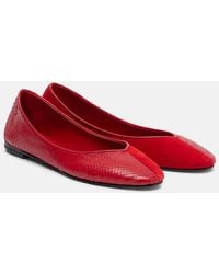 Jacquemus - Ballerines Leather Ballet Flats - Lyst