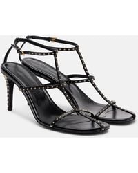 KHAITE - Cage 75 Studded Leather Sandals - Lyst