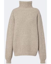 Lemaire - Alpaca And Yak Turtleneck Sweater - Lyst