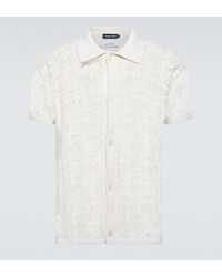 Frescobol Carioca - Raul Crochet Cotton Shirt - Lyst