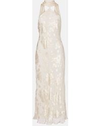RIXO London - Bridal Hayley Floral Midi Dress - Lyst