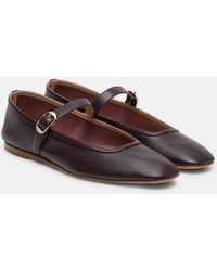 Le Monde Beryl - Leather Mary Jane Ballet Flats - Lyst