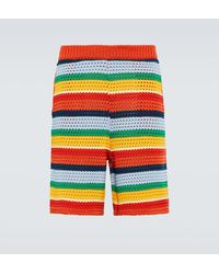 Marni - X No Vacancy Inn - Shorts in crochet a righe - Lyst