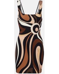 PUCCI - Marmo Jersey Minidress - Lyst