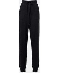 Tod's - Knitted Virgin Wool Straight-Leg Pants - Lyst
