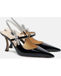 Mach & Mach - Escarpins Crystal Cube En Cuir A Ornements - Lyst