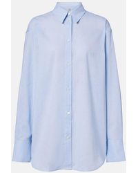 TOTEME - Oversized Cotton And Linen Shirt - Lyst