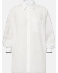 Brunello Cucinelli - Cotton Poplin Shirt - Lyst