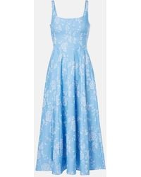 STAUD - Bedrucktes Kleid Wells - Lyst