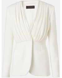 Max Mara - Jacke Gradi Aus Crepe - Lyst