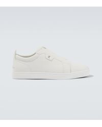 Christian Louboutin - St Louis Leather Slip-On Sneakers - Lyst