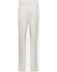 Jacquemus - Le Pantalon Tibau Side-slit Slim Pants - Lyst