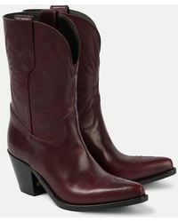 Golden Goose - Wish Star Francesca Leather Cowboy Boots - Lyst