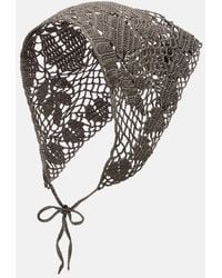 Magda Butrym - Haar-Accessoire Aus Haekelstrick - Lyst