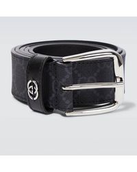 Gucci - GG Leather Belt - Lyst