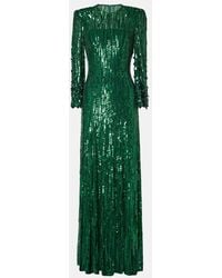 Jenny Packham - Robe Nymph Mit Pailletten - Lyst