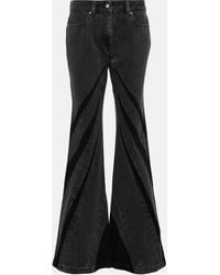 Dion Lee - Darted Mid-rise Flared Jeans - Lyst