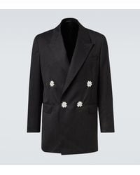Simone Rocha - Embellished Double-Breasted Blazer - Lyst
