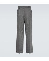 Winnie New York - Wool And Mohair Straight Pants - Lyst
