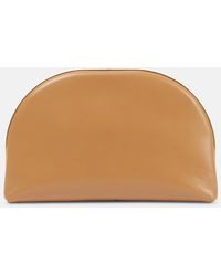 The Row - Sylvia Leather Clutch - Lyst