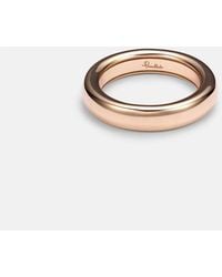 Pomellato - Iconica Extra Slim 18Kt Rose Ring - Lyst