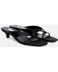 TOTEME - Sandalen Aus Satin - Lyst