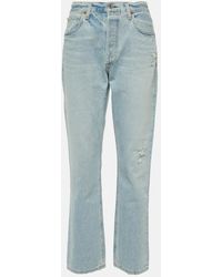 Citizens of Humanity - High-Rise Straight Jeans Charlotte - Lyst