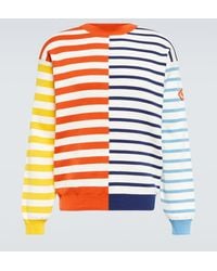 KENZO - Striped Cotton And Wool Sweater - Lyst