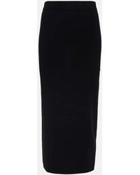 Dorothee Schumacher - High-Rise Wool-Blend Midi Skirt - Lyst