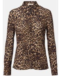 Nili Lotan - Celestine Leopard-Print Shirt - Lyst