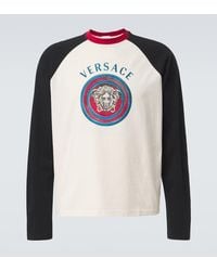 Versace - Medusa Cotton Jersey T-Shirt - Lyst