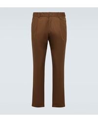 Herno - Cotton-blend Straight Pants - Lyst