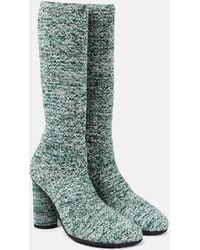Bottega Veneta - Atomic Knitted Knee-High Sock Boots - Lyst