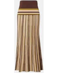 Faithfull the Brand - Citara Plisse Cotton-Blend Maxi Skirt - Lyst