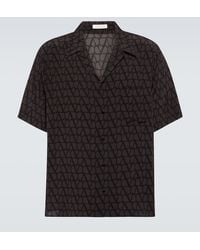 Valentino - Toile Iconographe Silk Shirt - Lyst
