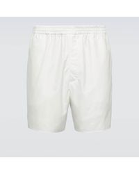 AURALEE - Shorts Oxford in cotone - Lyst