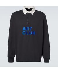 JW Anderson - Art Club Cotton Jersey Polo Shirt - Lyst