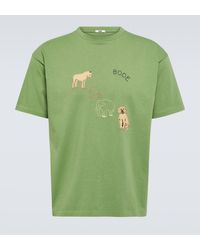 Bode - Tiny Zoo Applique Cotton T-shirt - Lyst