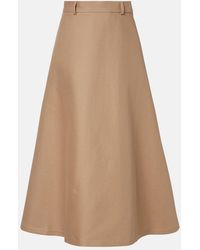Rohe - Cotton Midi Skirt - Lyst