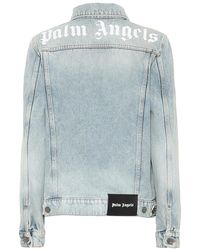 Palm Angels Giacca di jeans - Blu